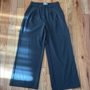 Princess Polly Charcoal Pleated Trousers